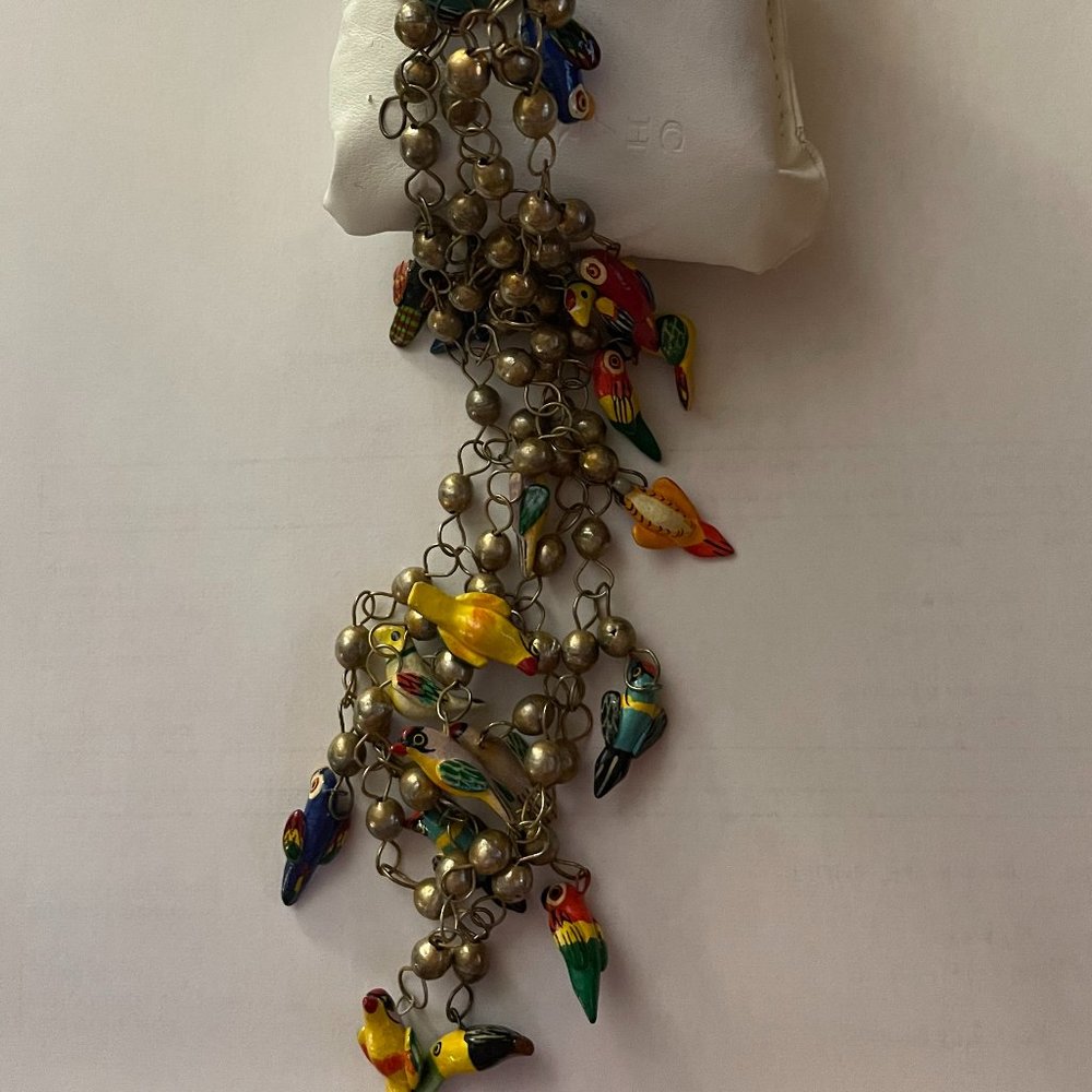 Beaded Necklace with Tropical Theme - Picture 3 of 4